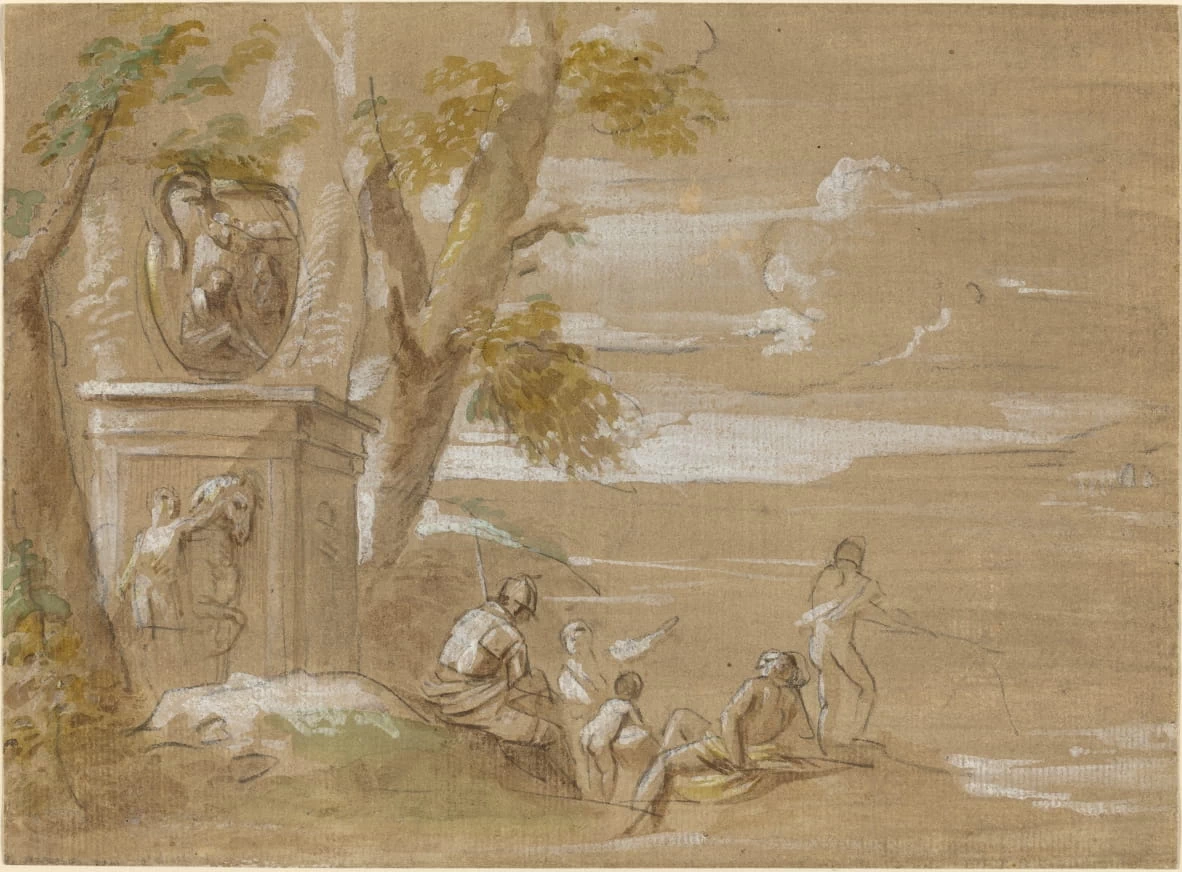 Paesaggio con soldati e pescatori - Ailsa Mellon Bruce Fund, National Gallery of Art